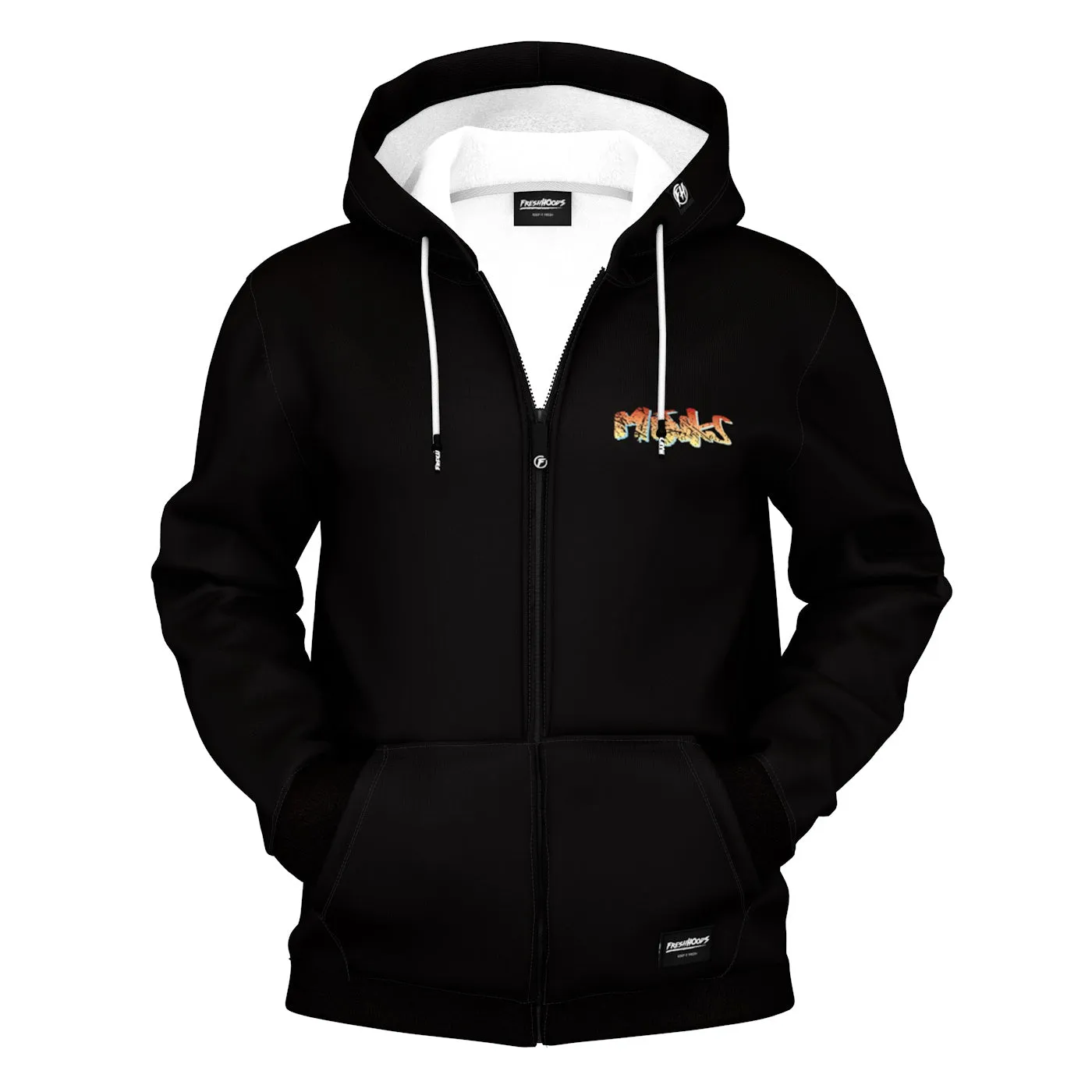FoxSplash Zip Up Hoodie