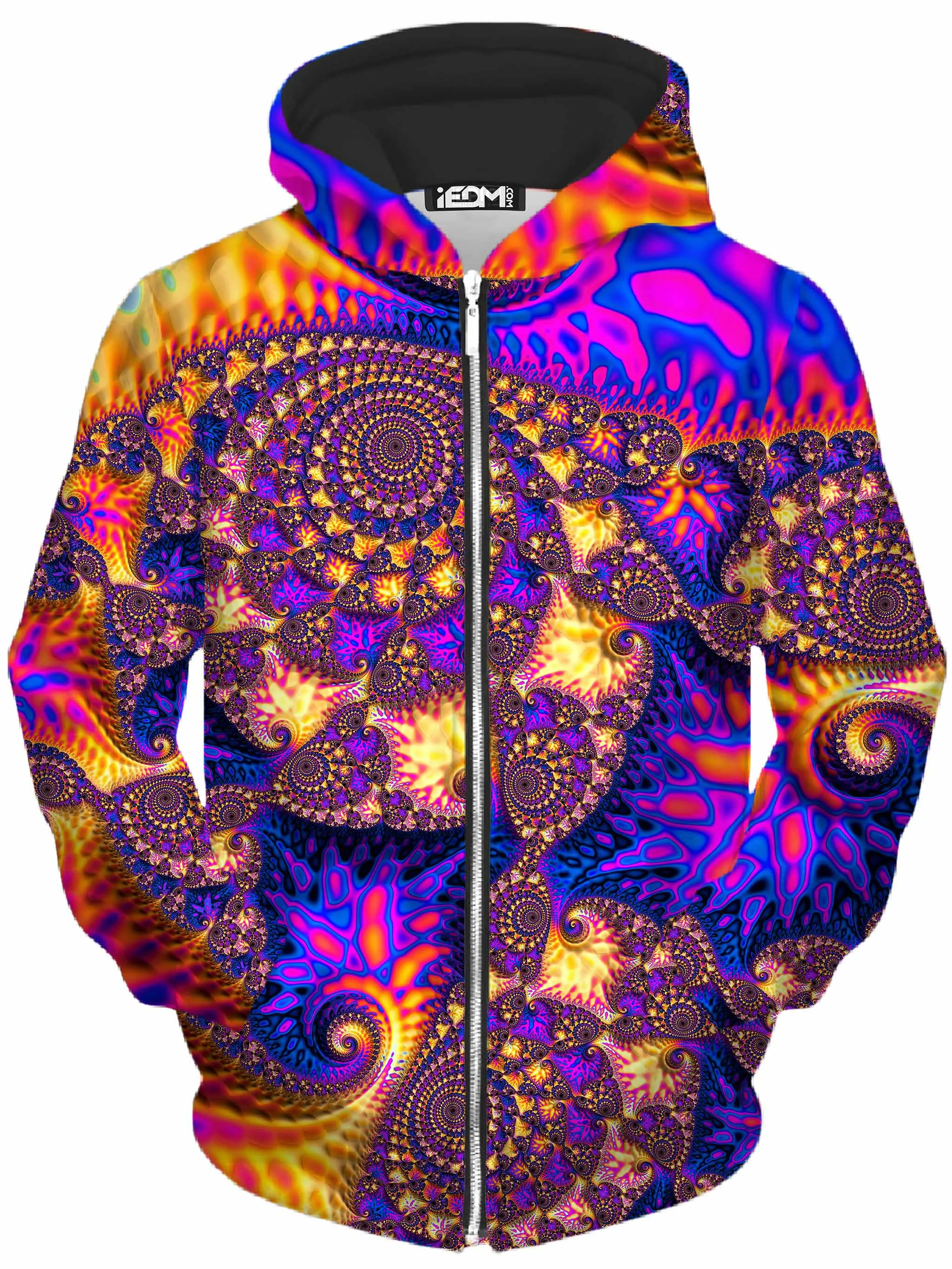 Fractal Forever Unisex Zip-Up Hoodie