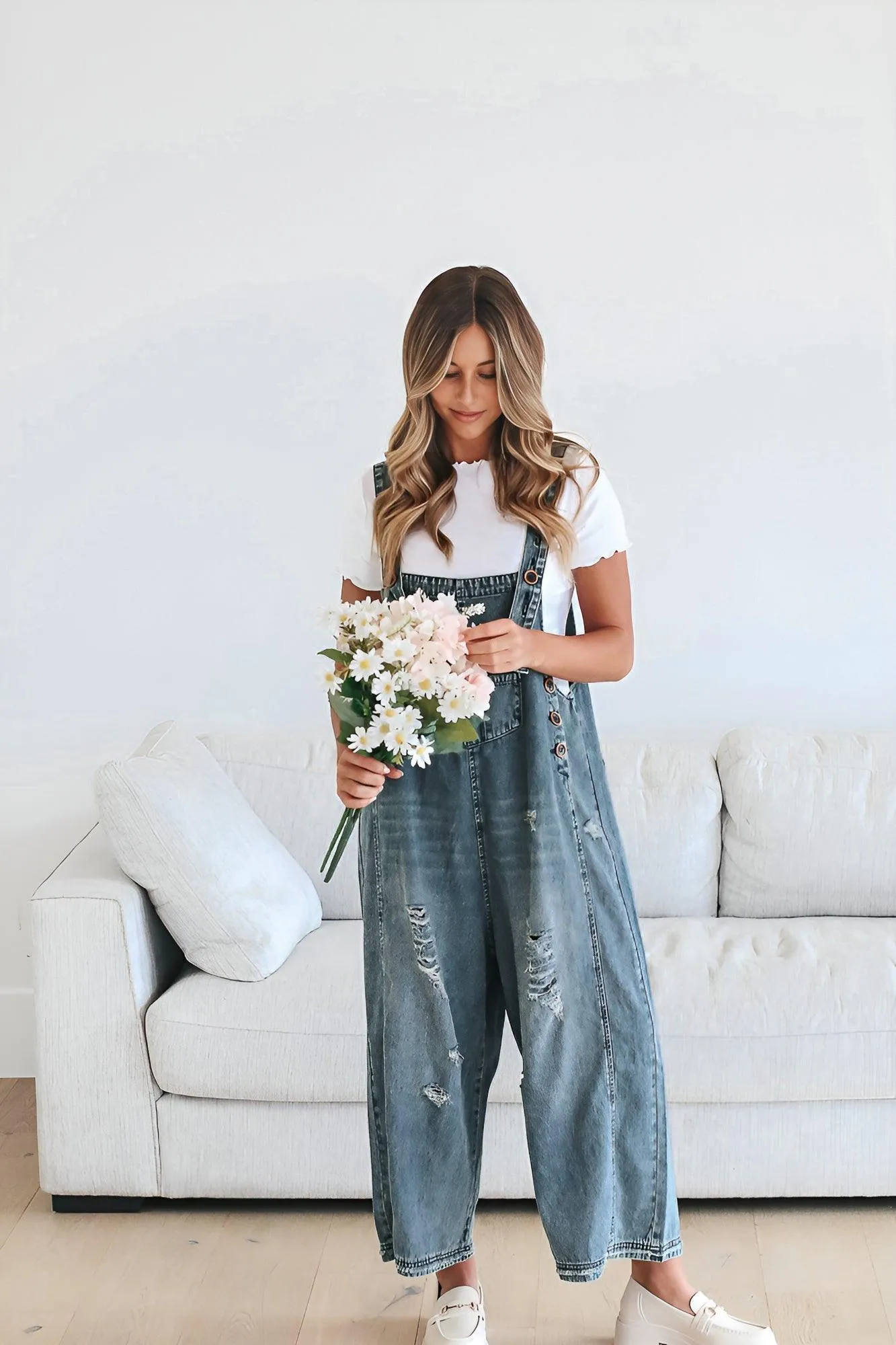 Frankie Denim Overalls