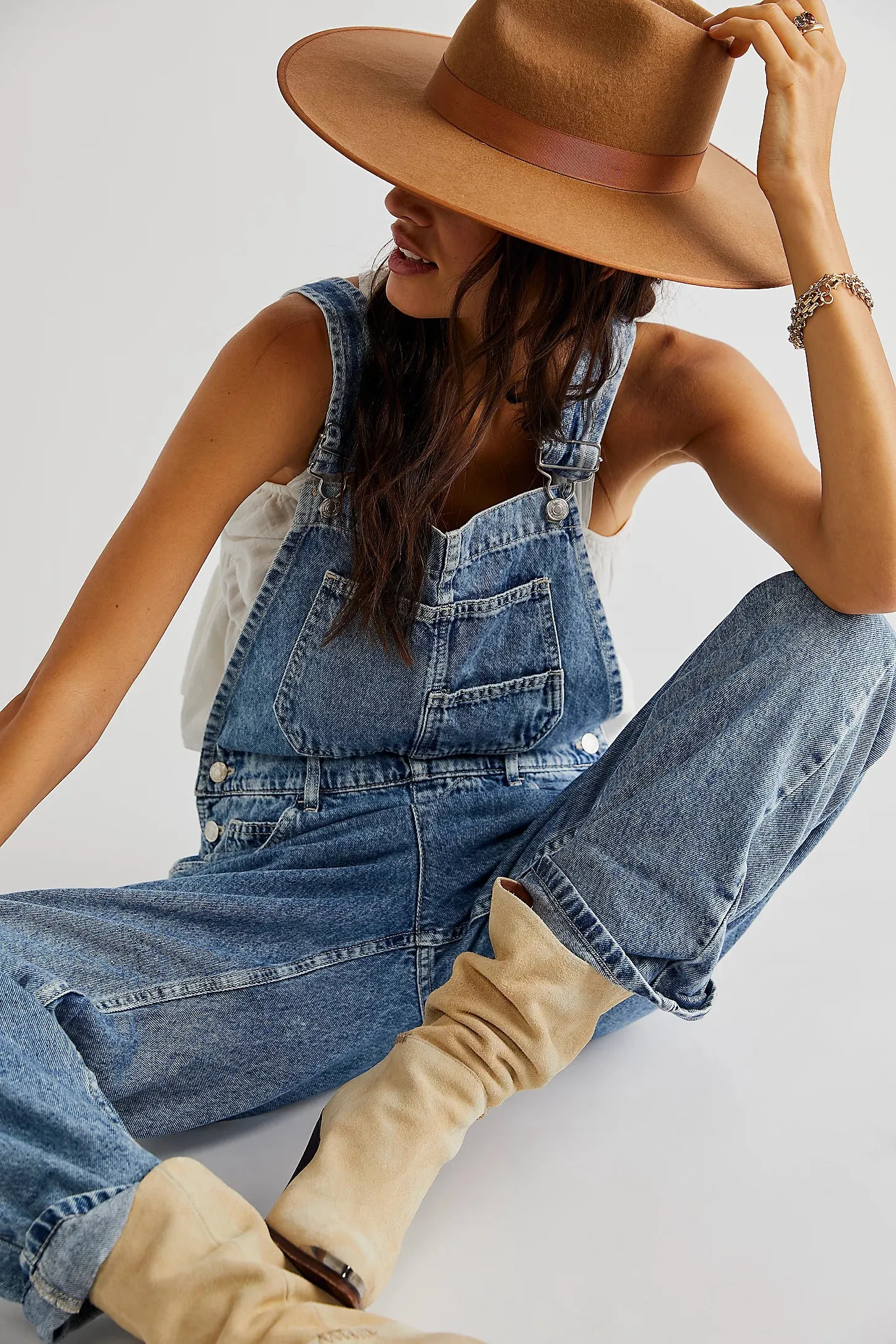 Free People Ziggy Denim Overalls