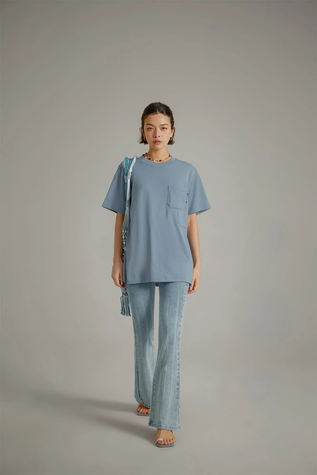 Front Pocket Oversized T-Shirt