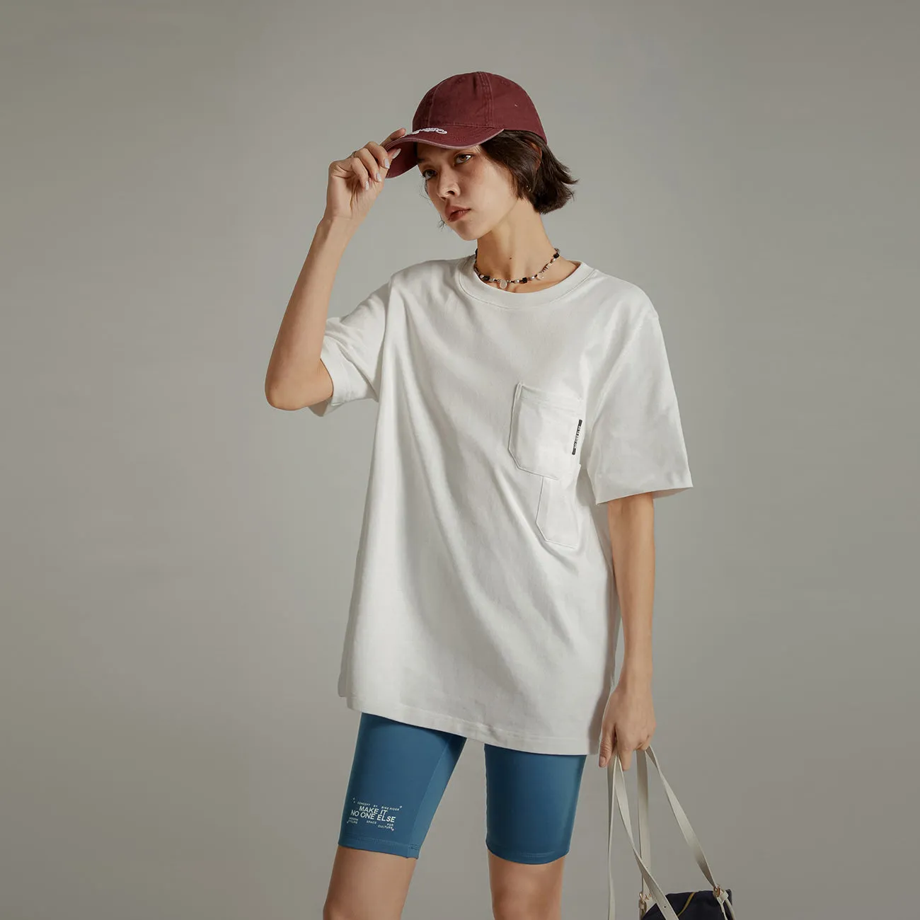 Front Pocket Oversized T-Shirt