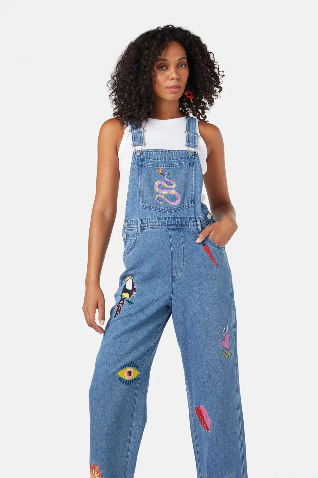 Fuego Denim Overalls