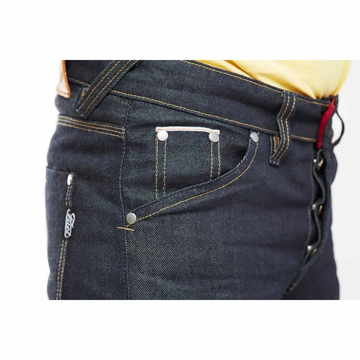 FUEL GREASY SELVEDGE MOTORCYCLE RIDING JEANS