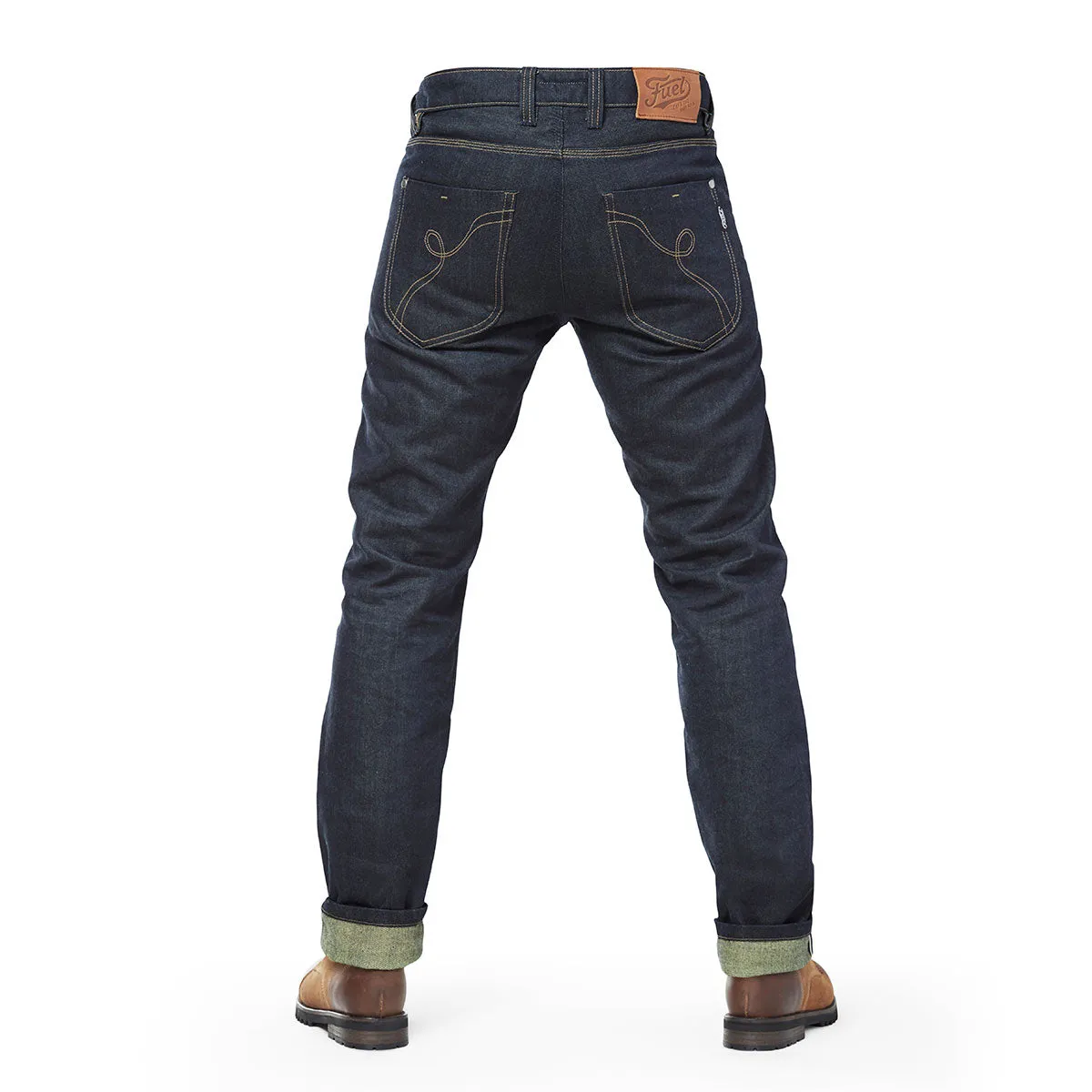 FUEL GREASY SELVEDGE MOTORCYCLE RIDING JEANS