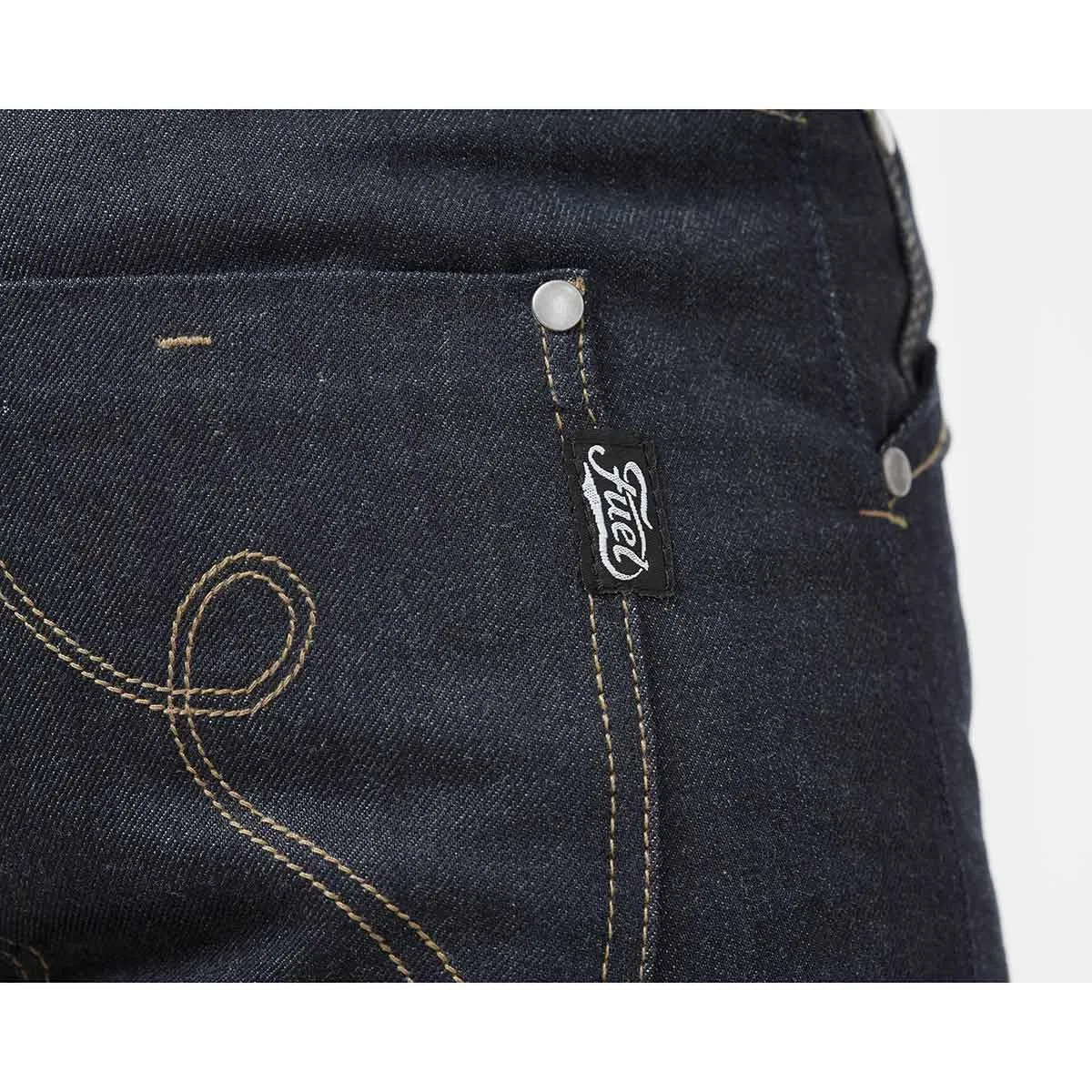 FUEL GREASY SELVEDGE MOTORCYCLE RIDING JEANS