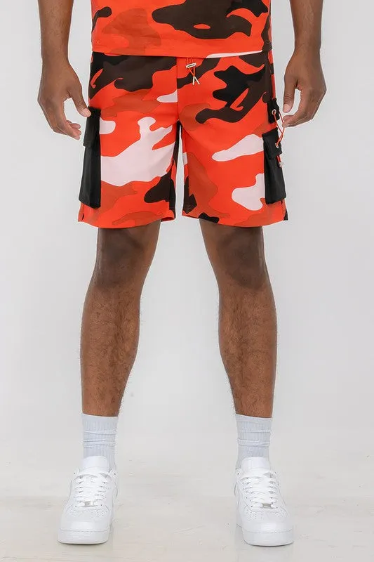 Full Camo Sweat Shorts