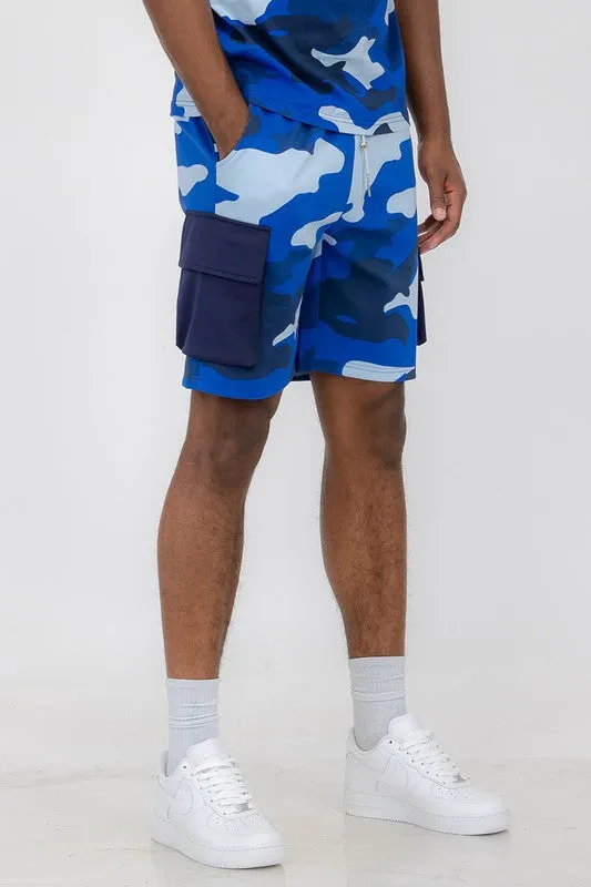 Full Camo Sweat Shorts