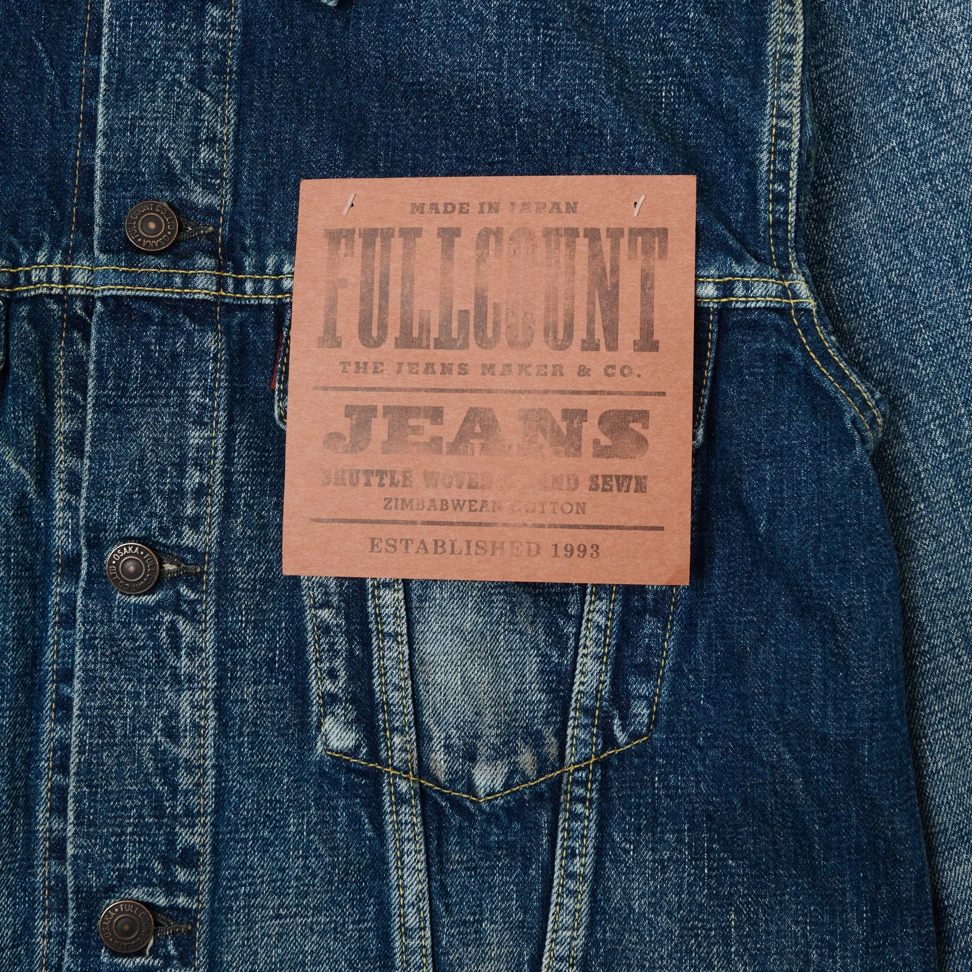 Full Count 2016-2101 'More Than Real' 13.7oz Type III Denim Jacket