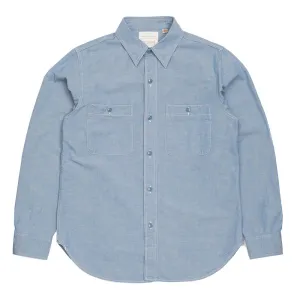 Full Count Chambray Shirt Blue