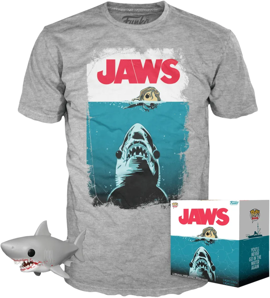 Funko Jaws POP! & Tee Box Night Swim (Medium) Bloody Variant Vinyl Figure