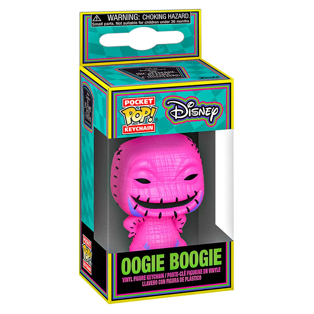 Funko Pop! Pocket Keychain Disney Oogie Boogie Backlight Vinyl Figure