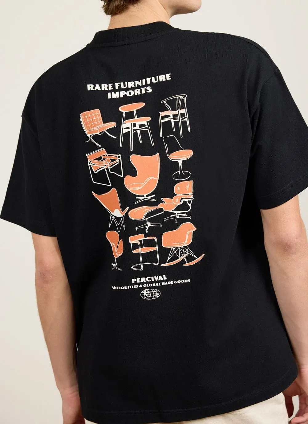 Furniture Imports Oversized T Shirt | Organic Cotton | Black
