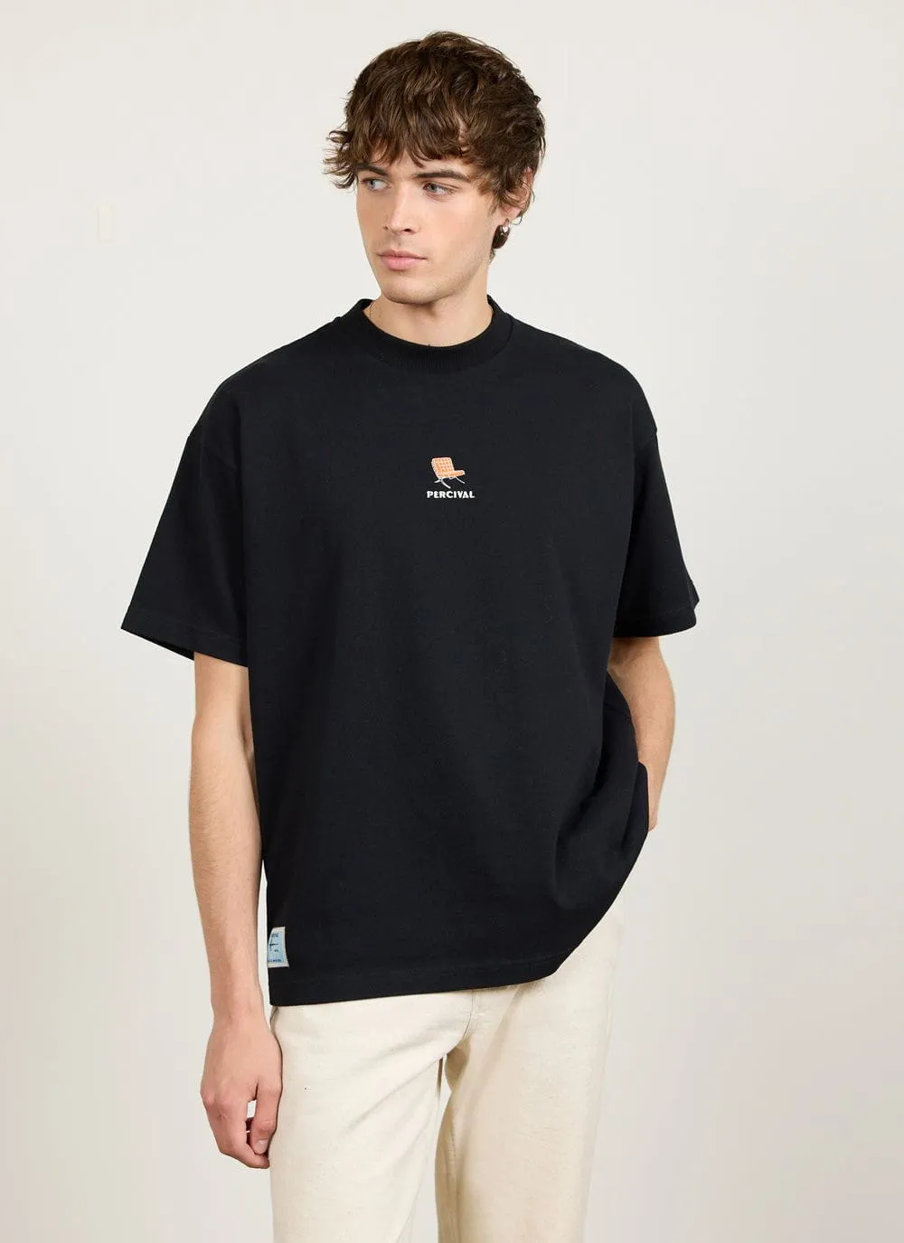Furniture Imports Oversized T Shirt | Organic Cotton | Black