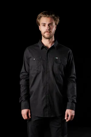 FXD Workwear  LSH.1 - LONG SLEEVE WORK SHIRT - BLACK