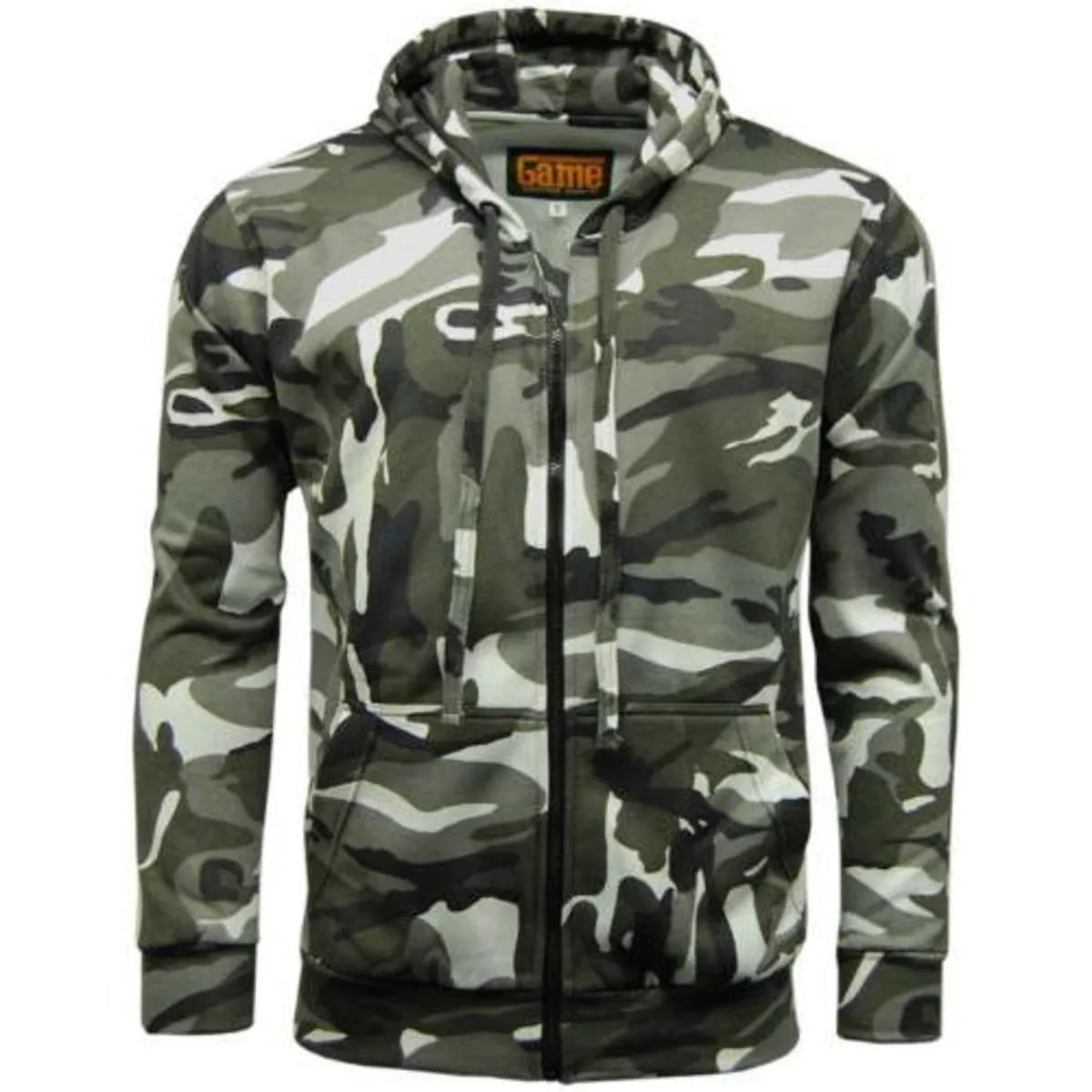 Game Camouflage Zip Hoodie Urban