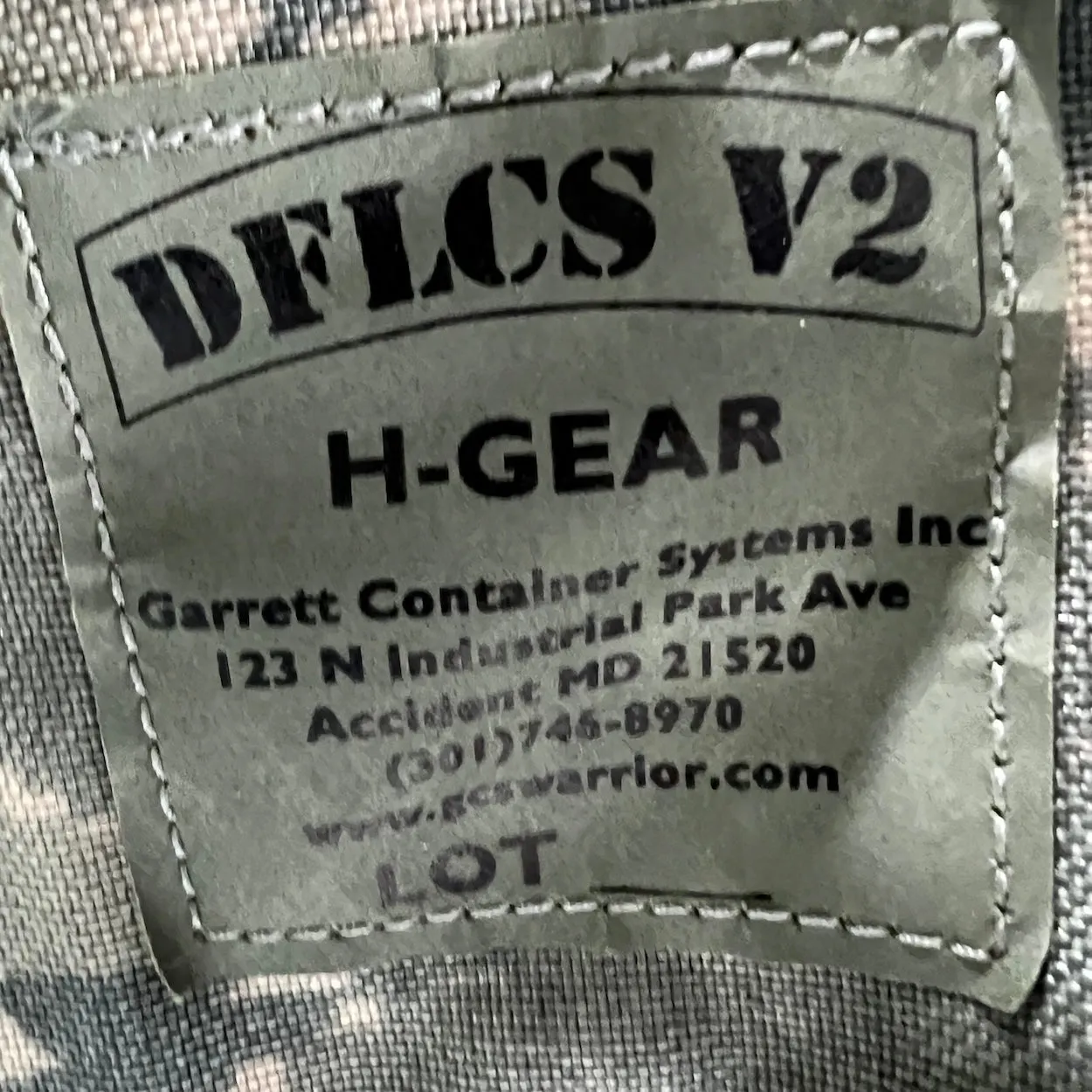 GCS Warrior Chest Rig Tactical Vest Tiger Strip Sizes Sm, Med, Large/XL