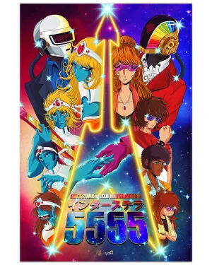 Germain Barthelemy - "Daft Punk & Leiji Matsumoto's Interstella 5555 " prints