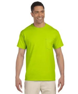 Gildan Short Sleeve Ultra Cotton Pocket T-Shirt - Safety Green