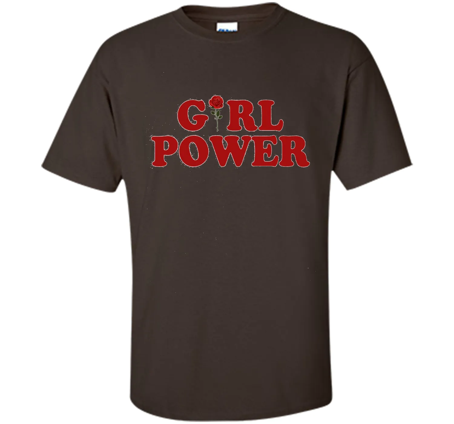 Girl Power T-Shirt Girl Power Rose T-Shirt Women shirt