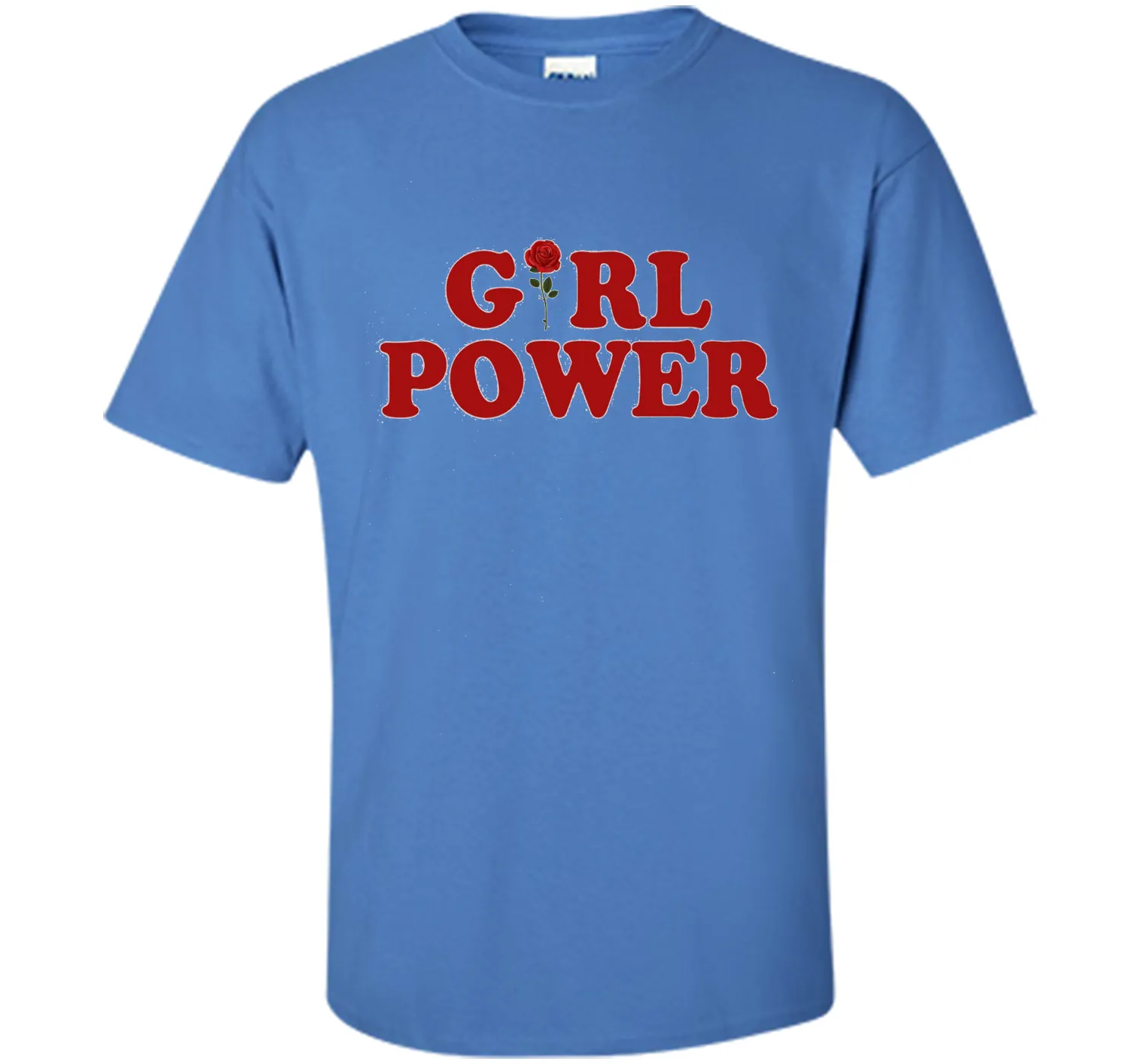 Girl Power T-Shirt Girl Power Rose T-Shirt Women shirt