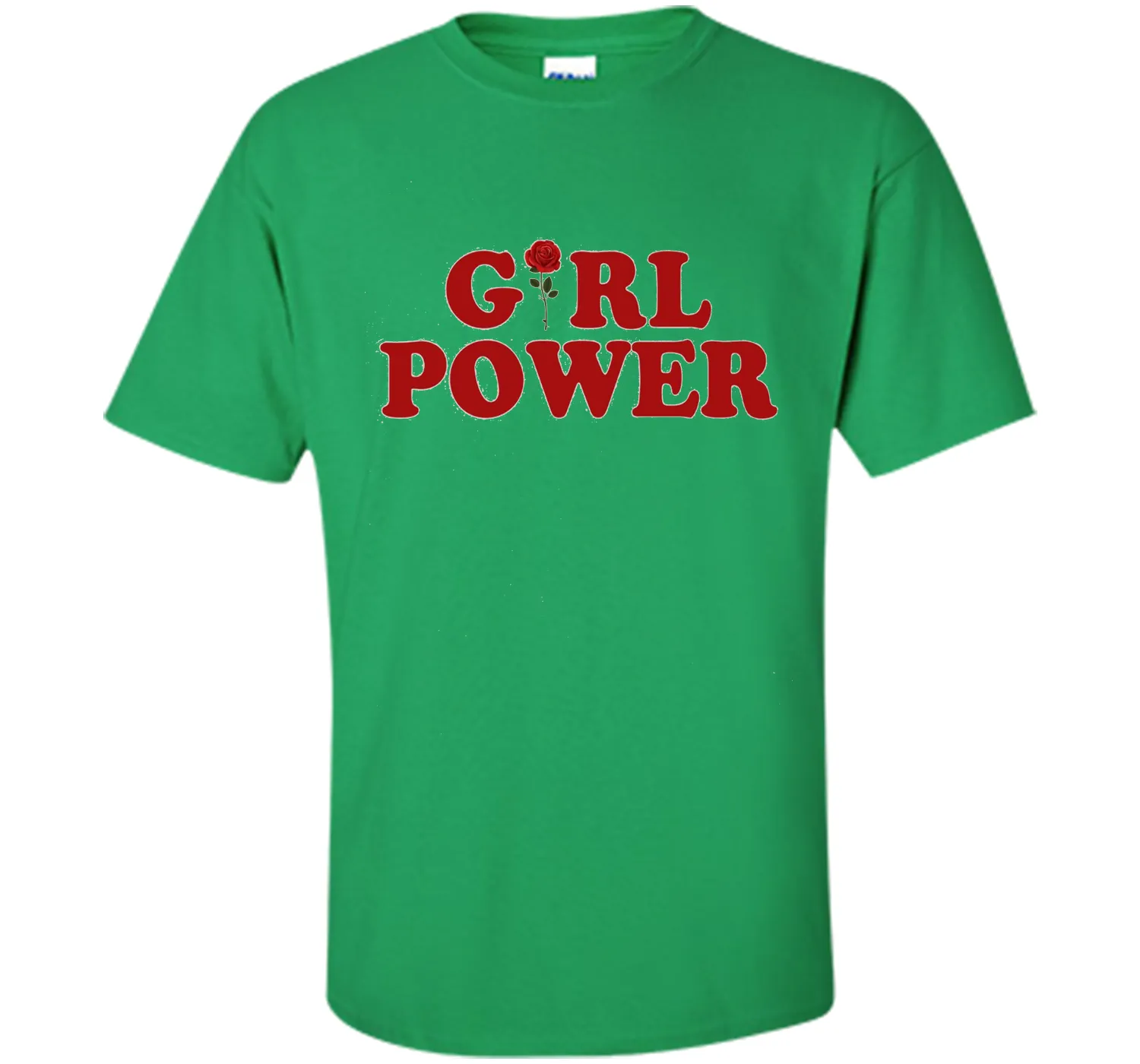 Girl Power T-Shirt Girl Power Rose T-Shirt Women shirt