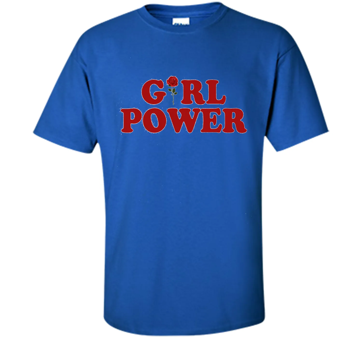 Girl Power T-Shirt Girl Power Rose T-Shirt Women shirt