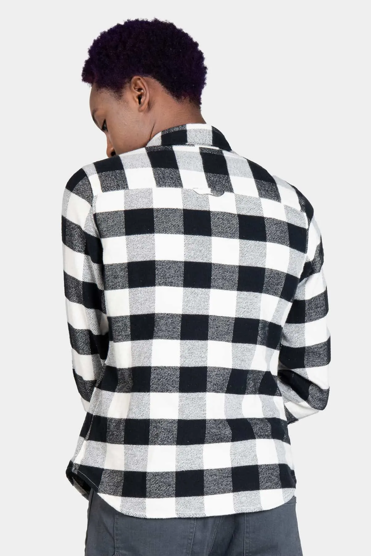 Givens Work Shirt in Chunky Buffalo Flannel