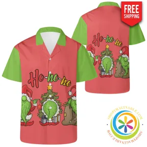 Gnomes Ho Ho Ho Party Hawaiian Casual Shirt