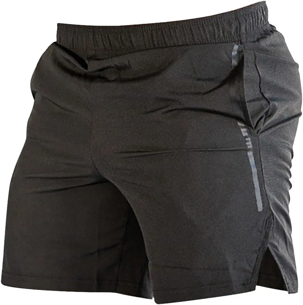 GOKKILRW Mens Shorts Casual Summer Shorts Elastic Waist Relaxed Fit Hiking Shorts Lightweight Outdoor Golf Shorts Loungewear