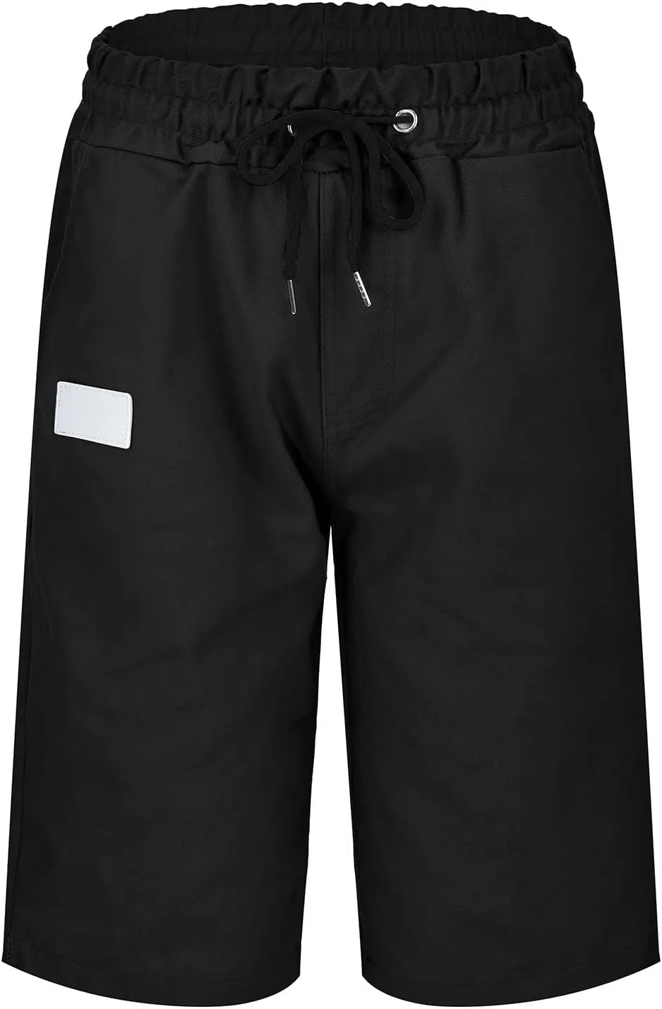GOKKILRW Mens Summer Shorts Casual Sweat Shorts Elastic Waist Drawstring Textured Shorts Stretchy Comfy Running Track Shorts