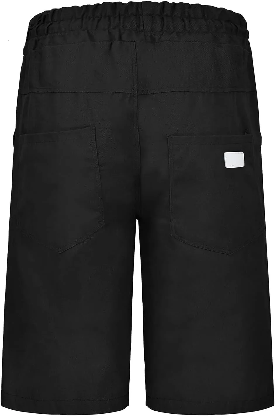 GOKKILRW Mens Summer Shorts Casual Sweat Shorts Elastic Waist Drawstring Textured Shorts Stretchy Comfy Running Track Shorts