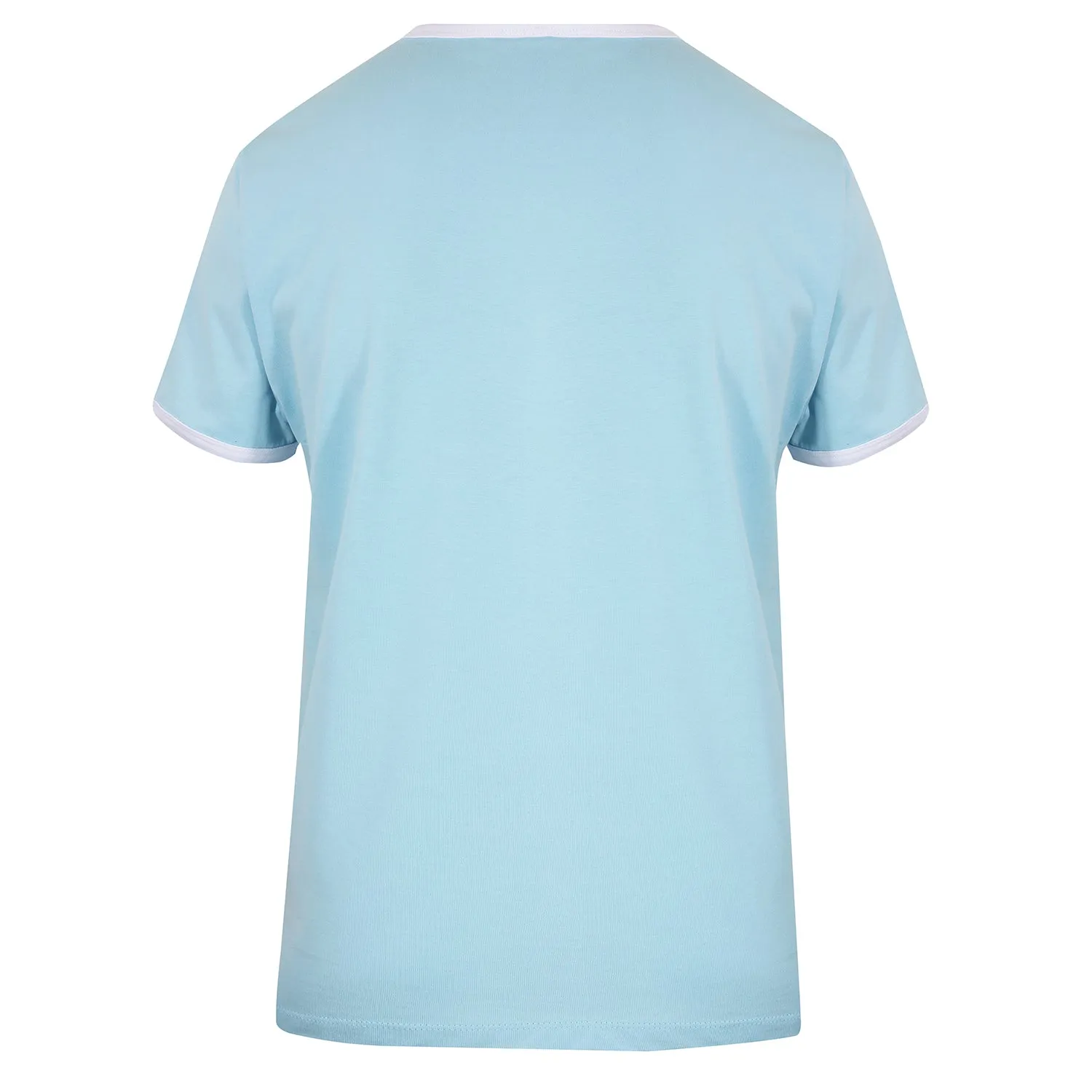 Gola Mens Sky Blue/White Retro Ringer T Shirt