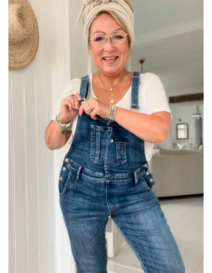 Good Vibes Denim Jumpsuit