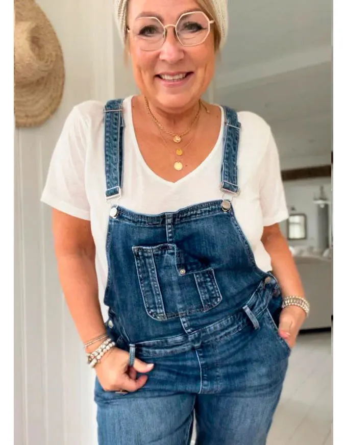 Good Vibes Denim Jumpsuit