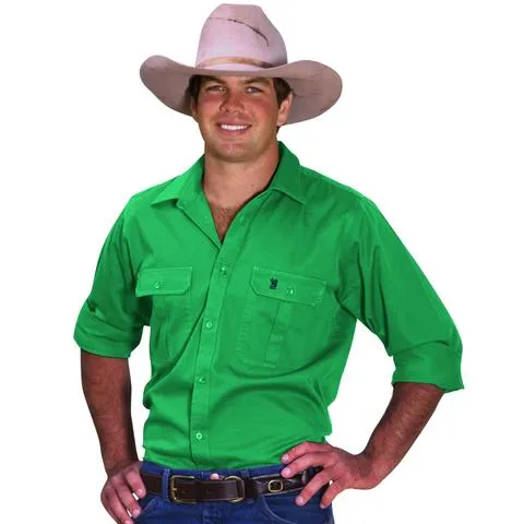 Green Full Button - Light Weight