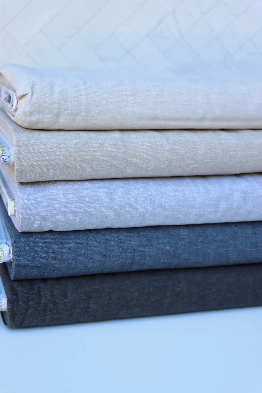 Grey | Hemptex Chambray | Robert Kaufman