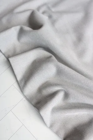 Grey | Seawool Twill Flannel | Robert Kaufman