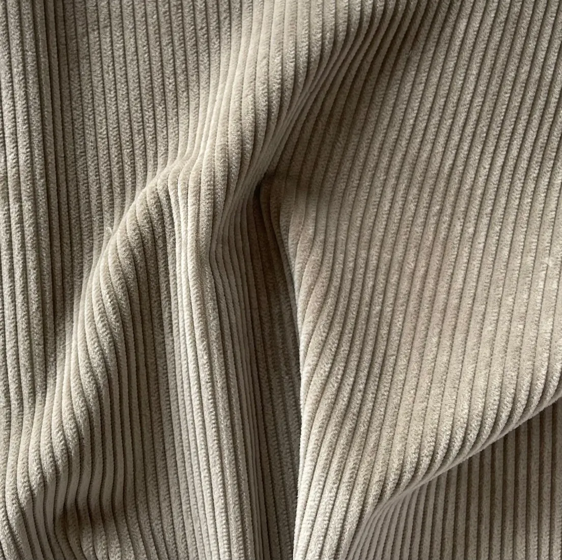 Gucci Light Mushroom Wide-Wale Cotton Corduroy (Made in Italy)