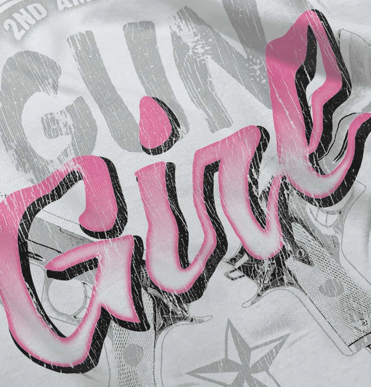 Gun Girl Zip Hoodie