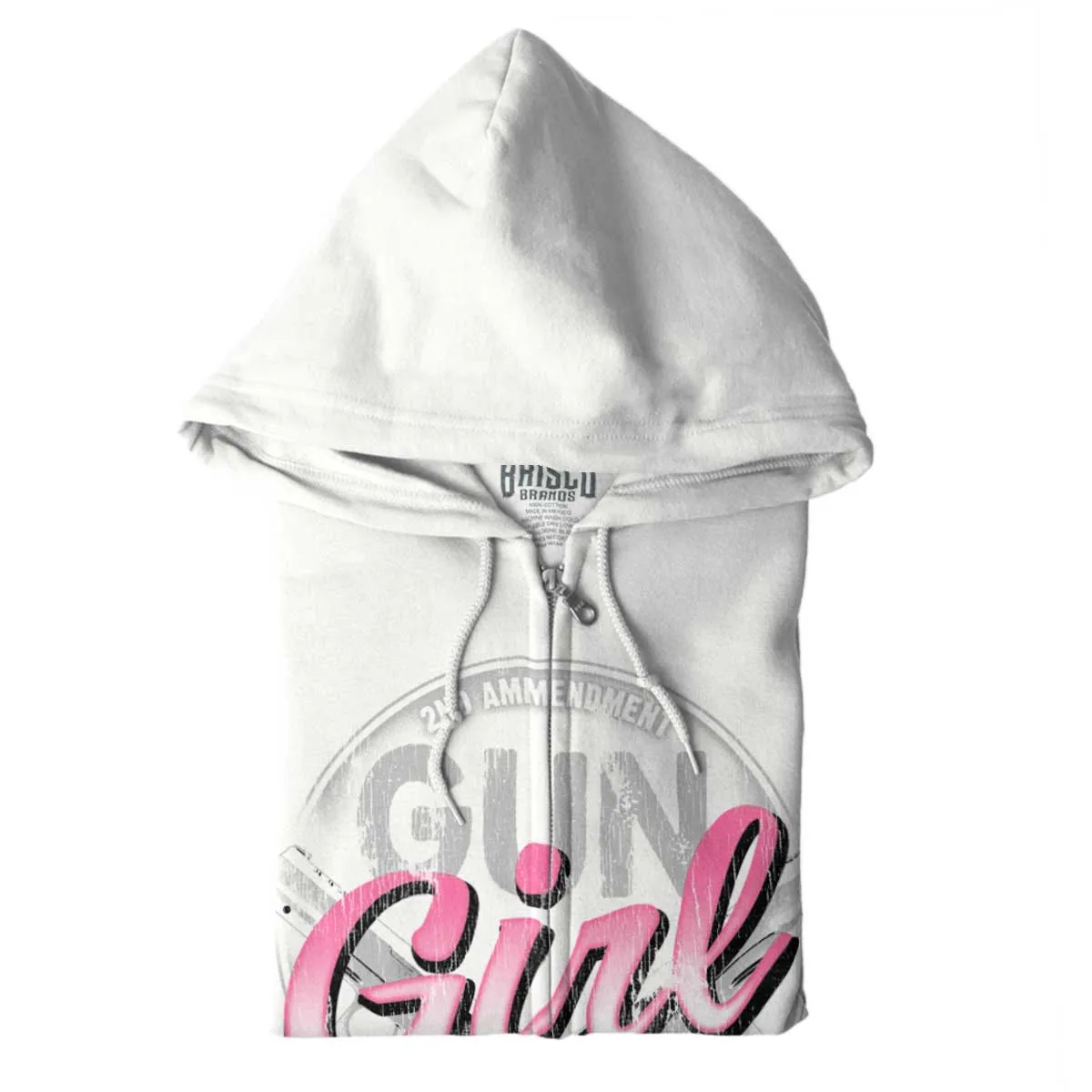 Gun Girl Zip Hoodie