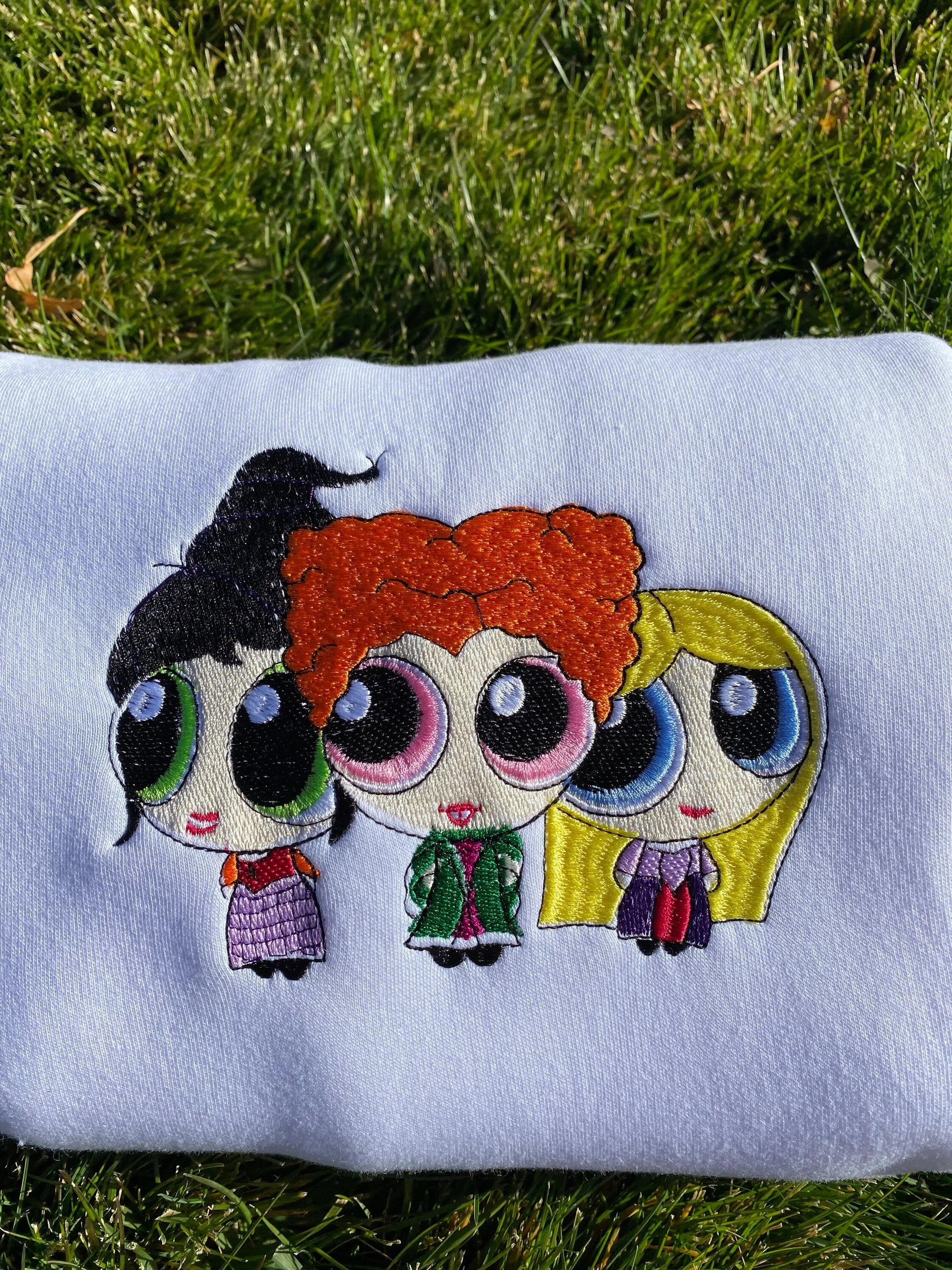 Halloween Embroidered Sweatshirts, Gifts for her