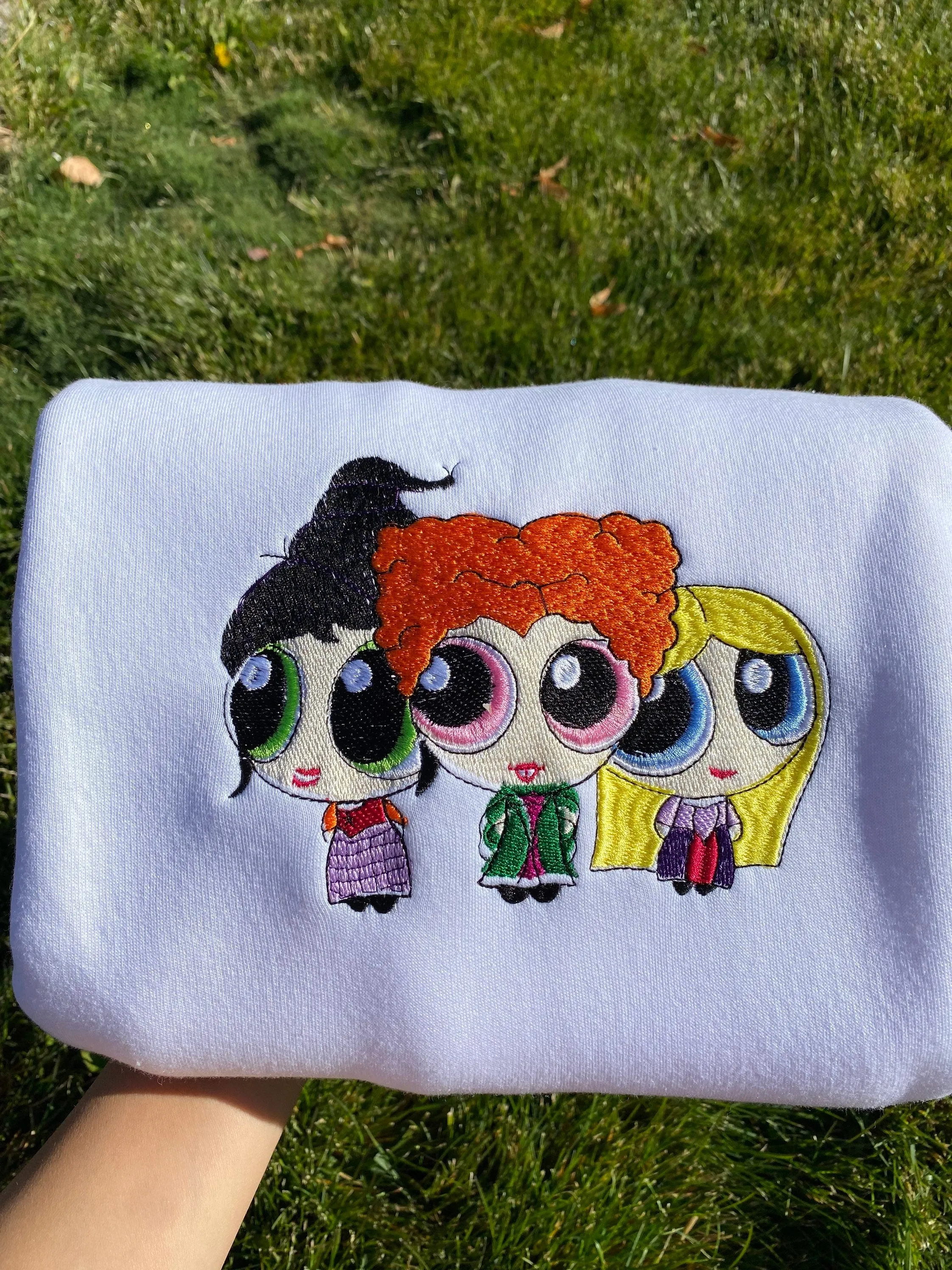Halloween Embroidered Sweatshirts, Gifts for her