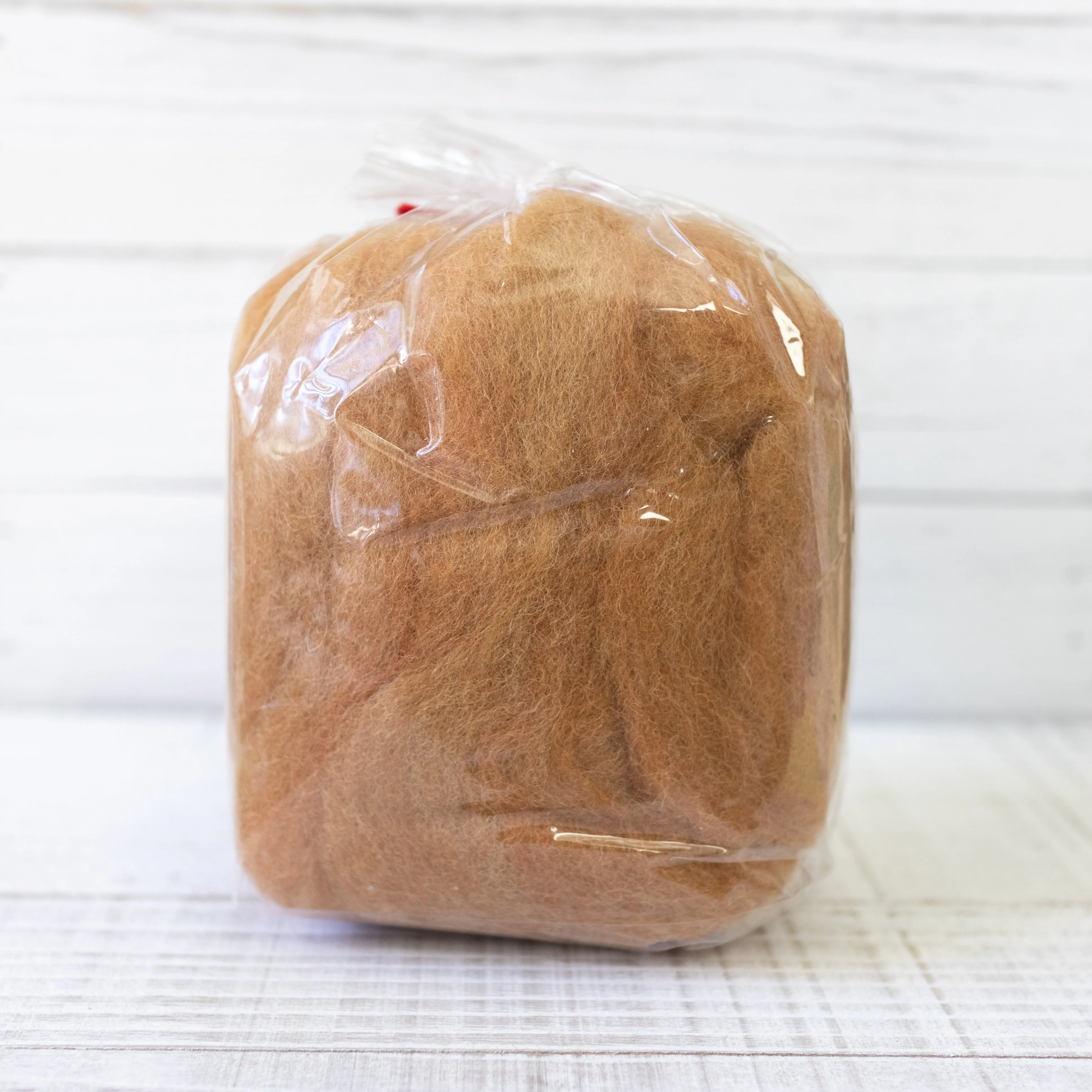 Hamanaka Natural Blend Wool Roving 40g - #808 Tawny Olive