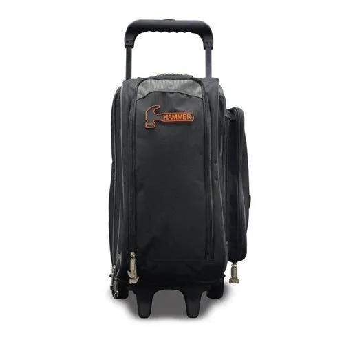 Hammer Premium Black/Grey Double Roller Bowling Bag