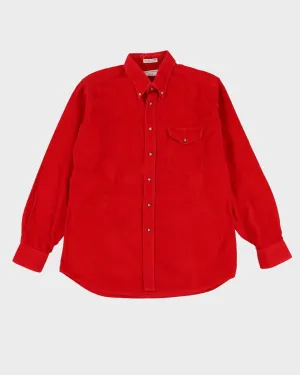 Hardy Amies Red Cord Shirt - L