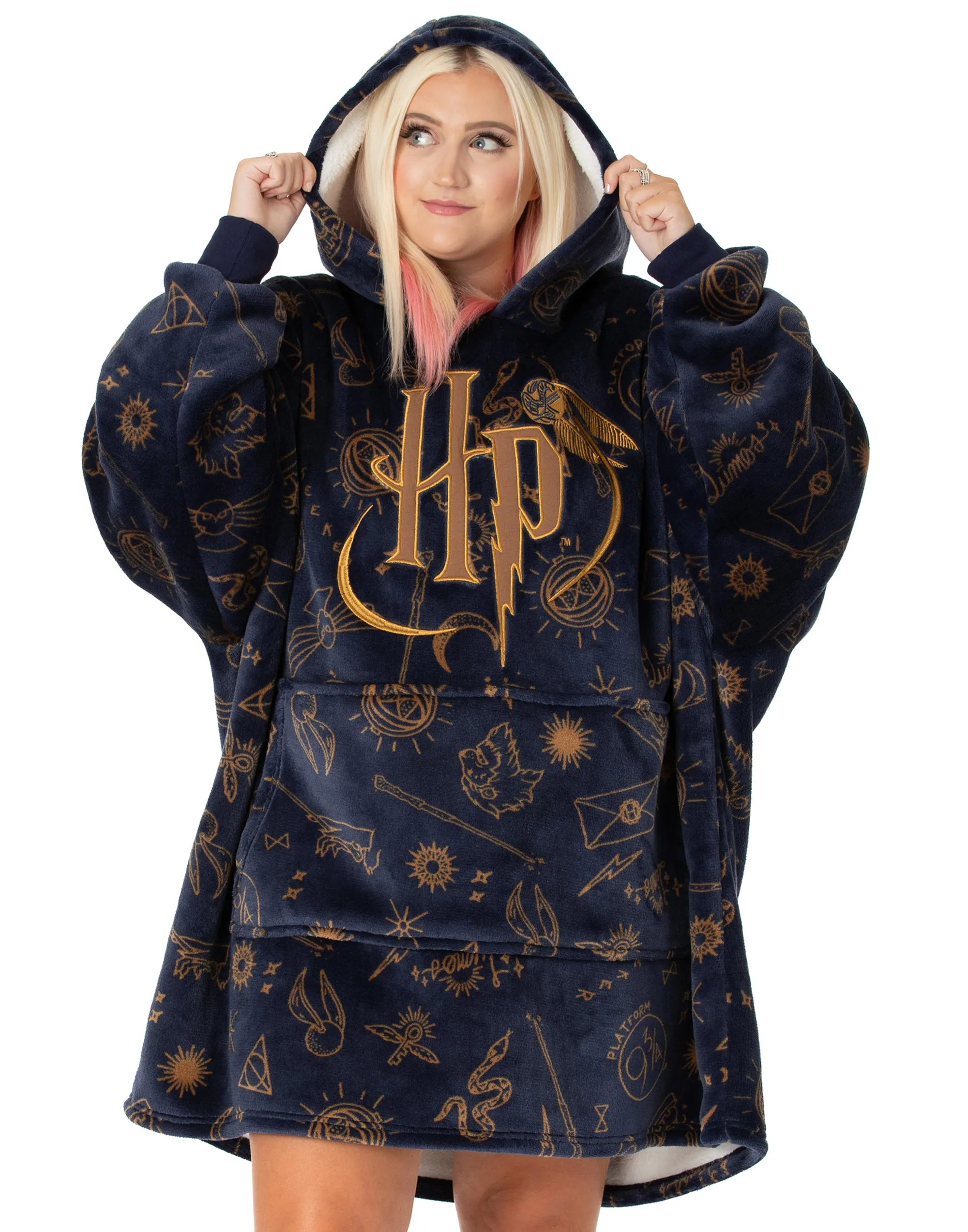 Harry Potter Adult 'VUddie' Oversized Blanket Hoodie