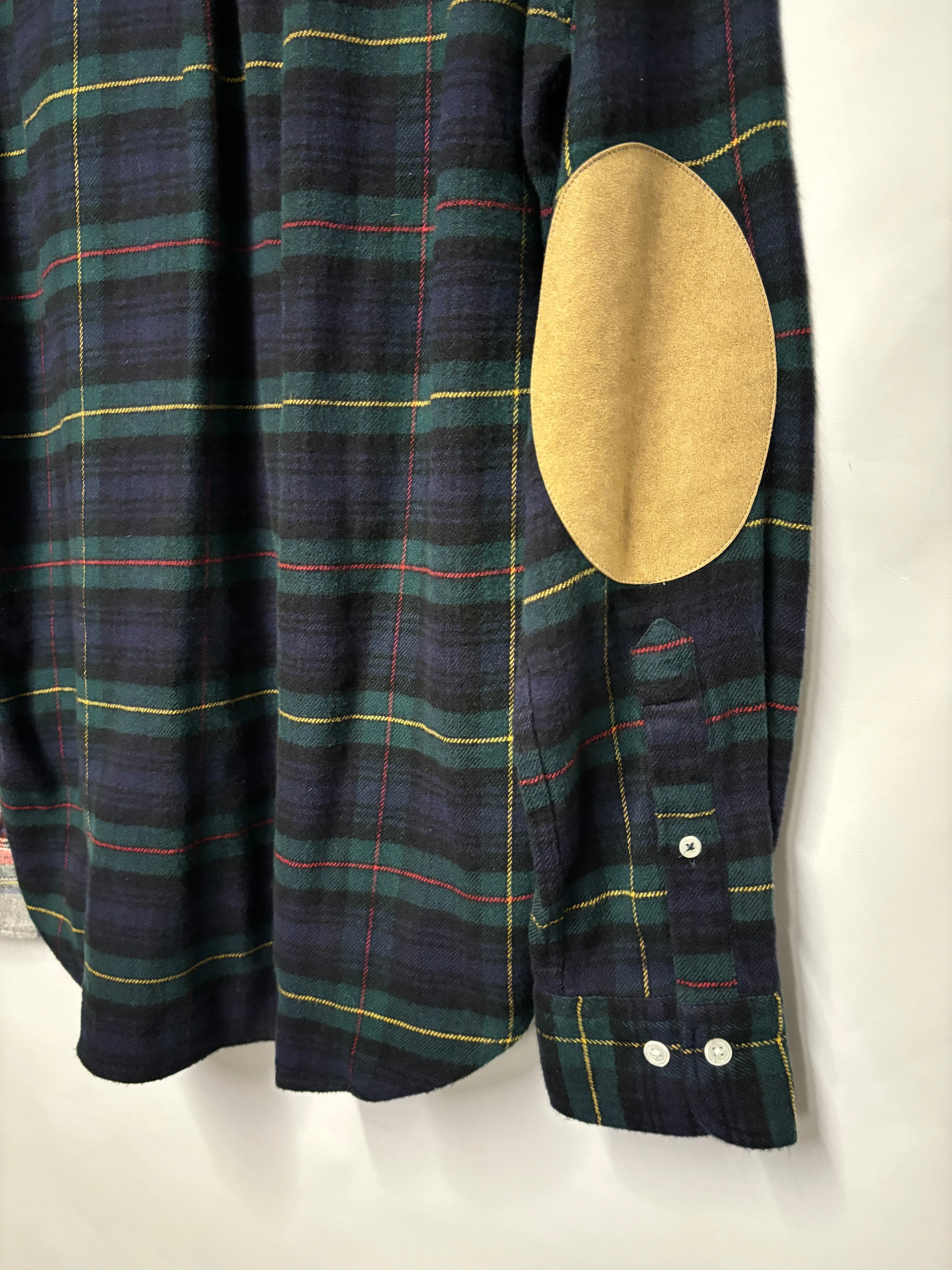 Hartford Red and Blue Plaid Flannel Shirt Small BNWT
