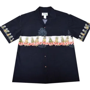 Hawaii Pineapple Cotton Aloha Shirt