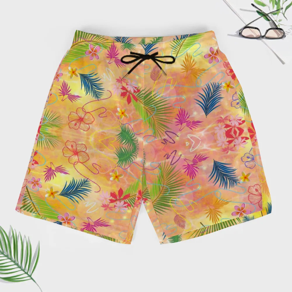 Hawaiian Gold Double Layer Shorts with 4 Pockets up to 3 XL (FWS)